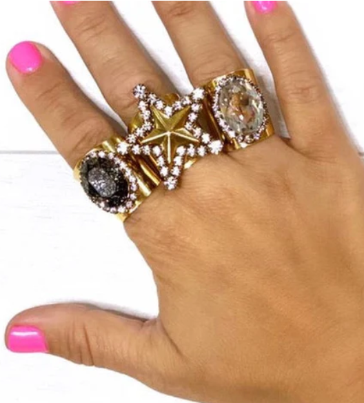 Tova Star Ring-gold