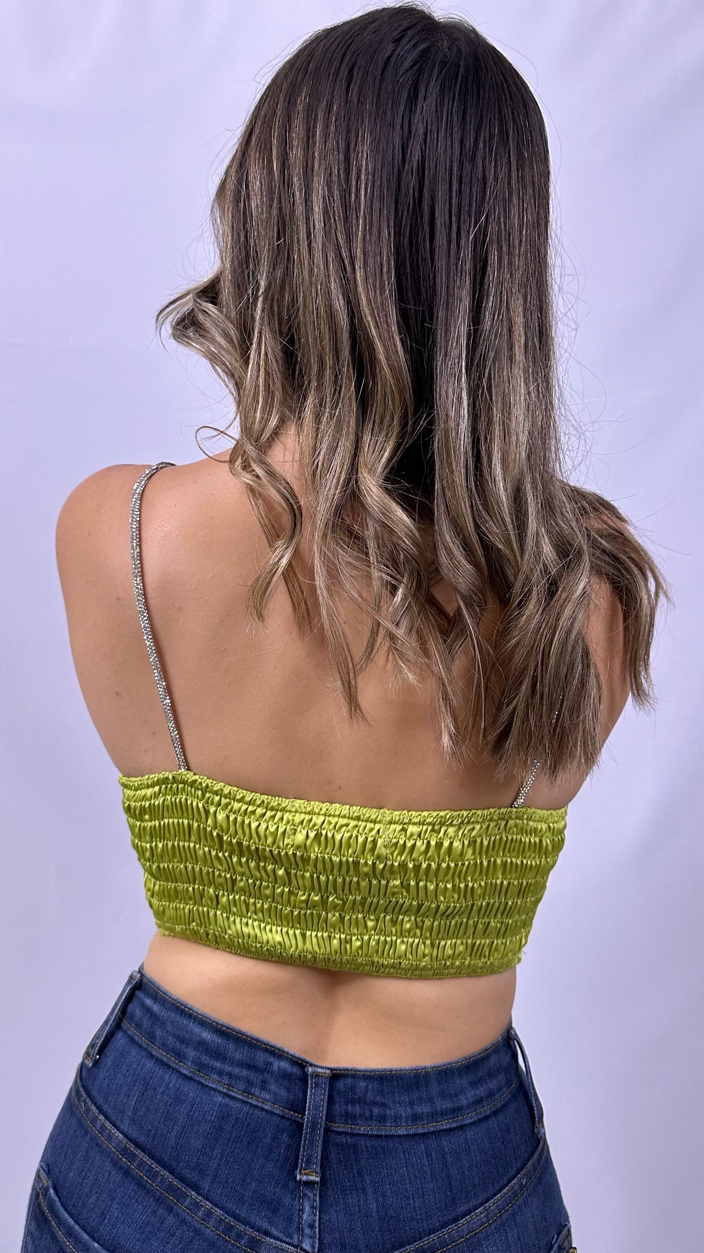 Bustier Top Verde