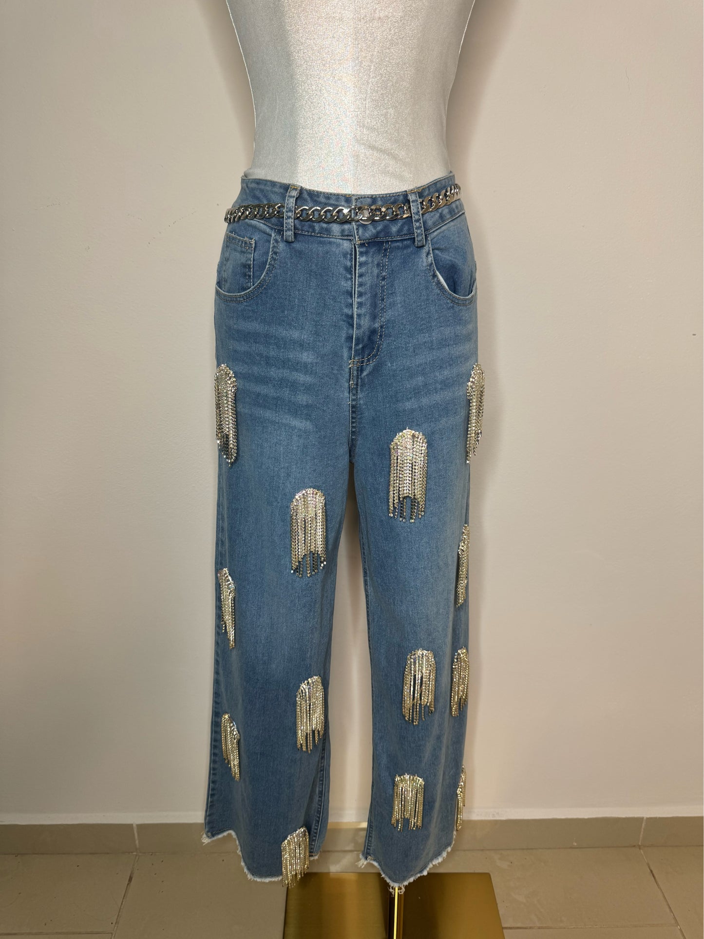 Rhinestone Jean