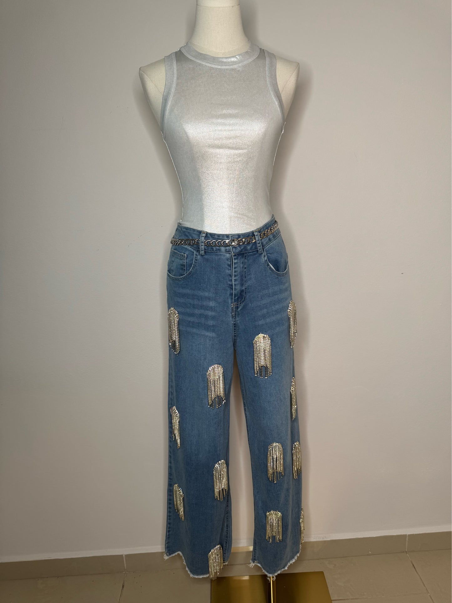 Rhinestone Jean