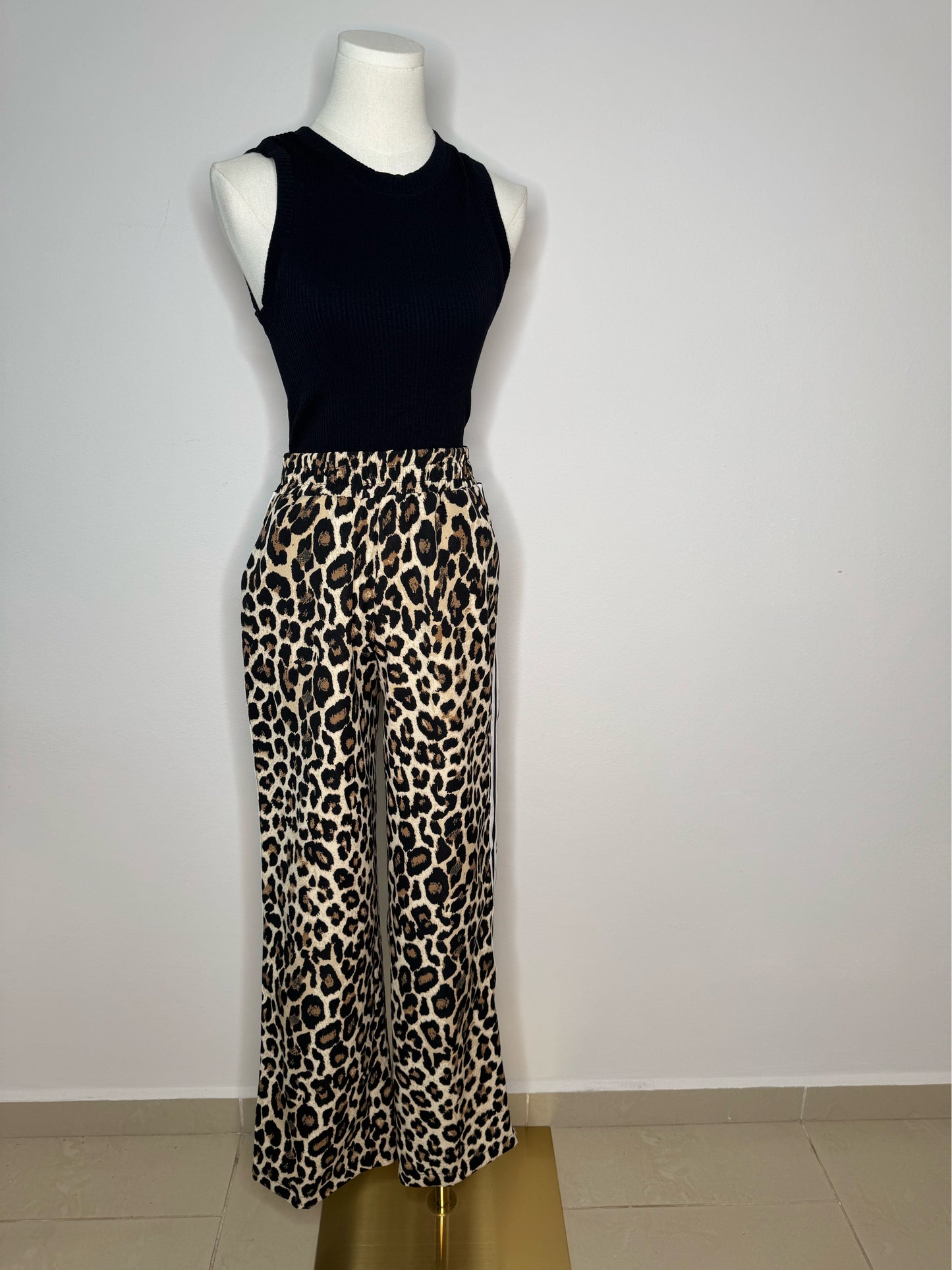 Leopard loose pants